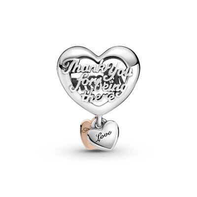 Charm a cuore Thank You Mum 2