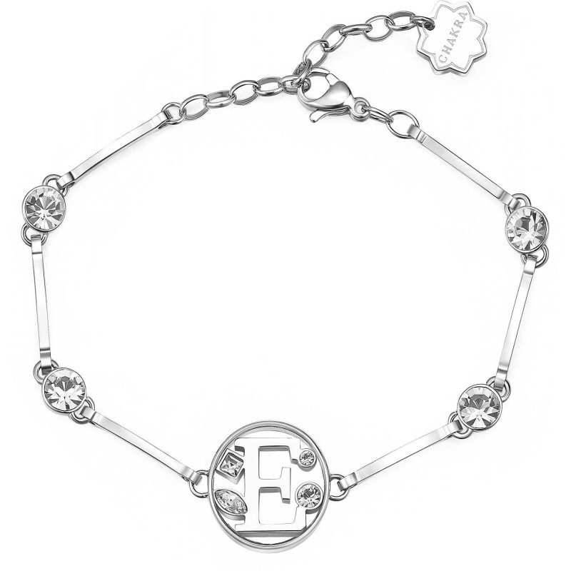 Bracciale Lettera E Chakra