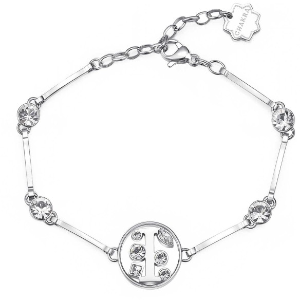 Bracciale Lettera I Chakra