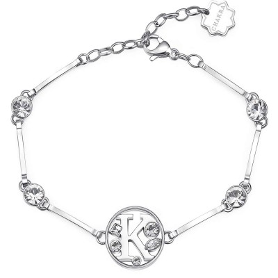 Bracciale Lettera K Chakra