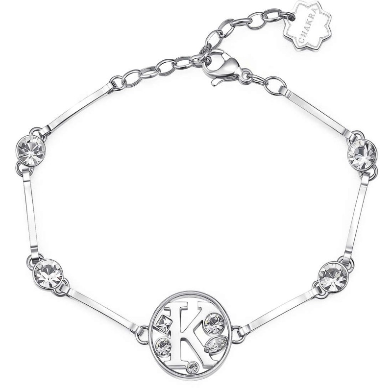 Bracciale Lettera K Chakra