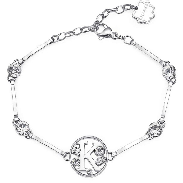 Bracciale Lettera K Chakra