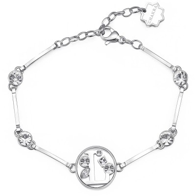 Bracciale Lettera L Chakra