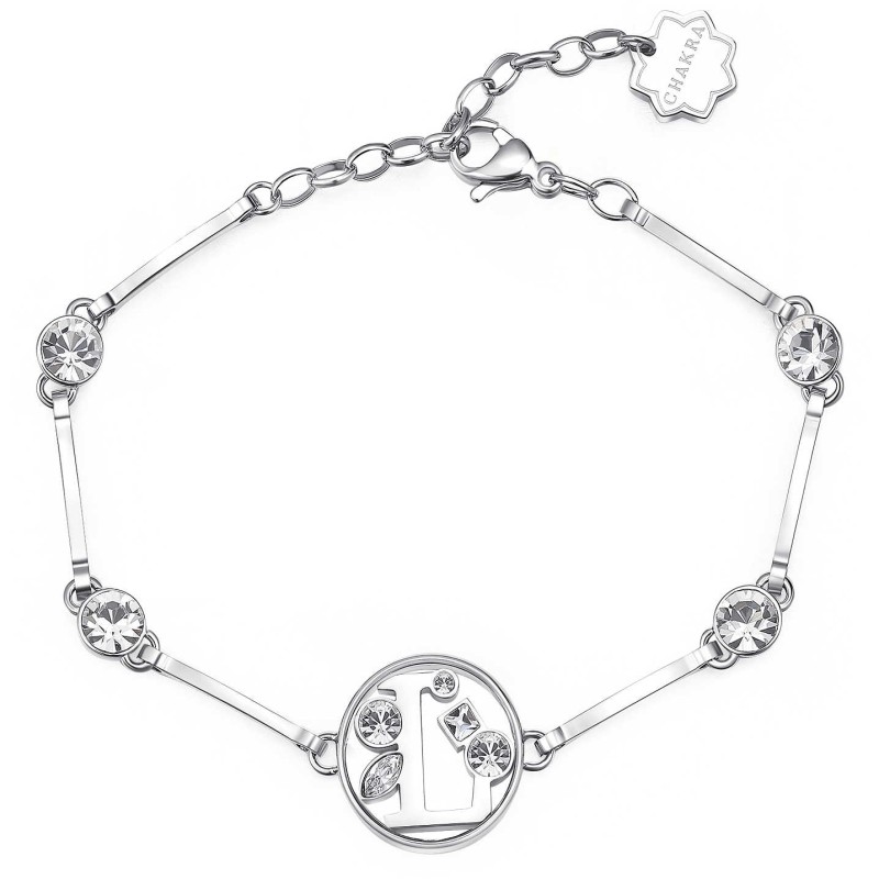 Bracciale Lettera L Chakra