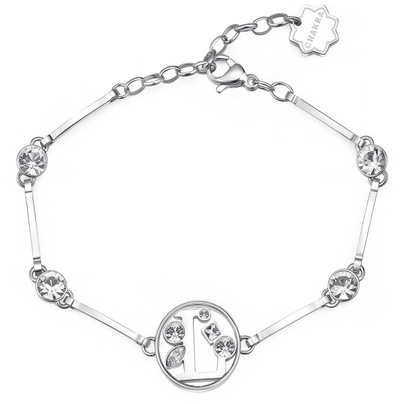 Bracciale Lettera L Chakra