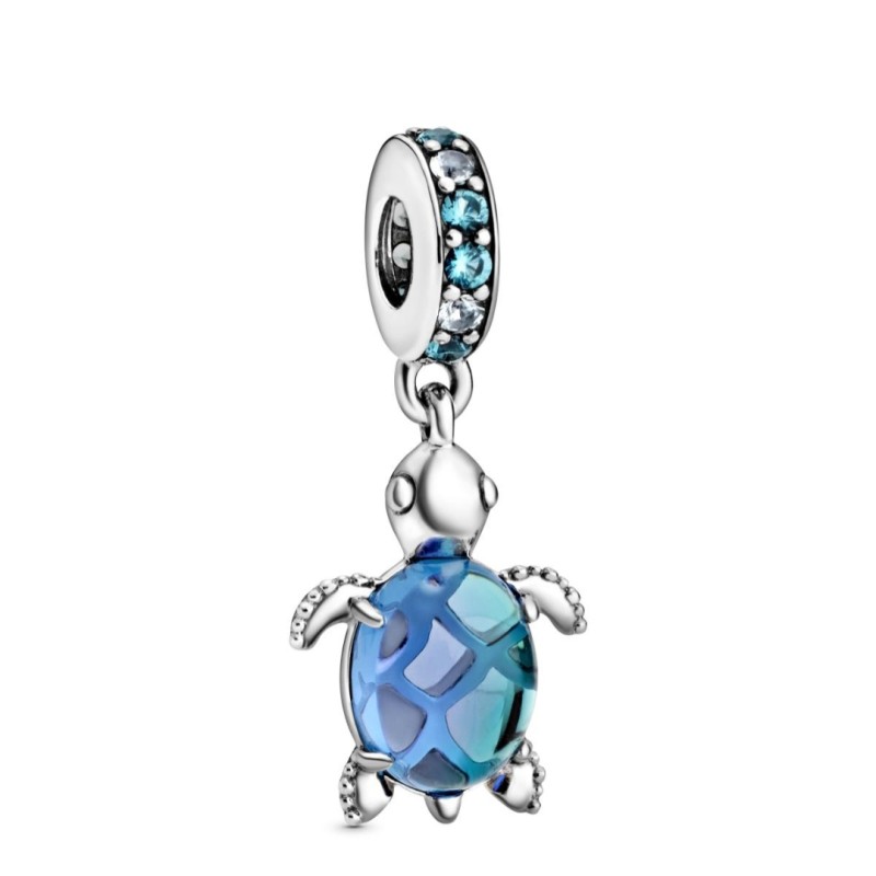 Charm pendente Tartaruga di mare in vetro di Murano