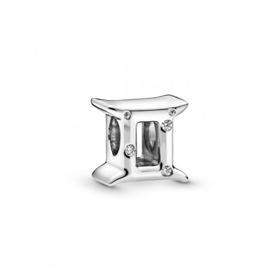 Charm dello zodiaco Gemelli scintillante