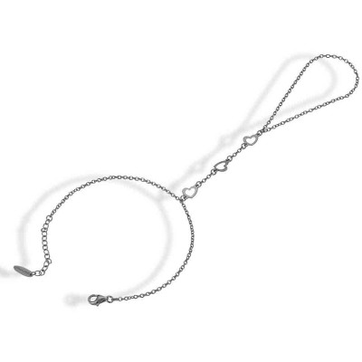 Bracciale Baciamano Cuori Donna