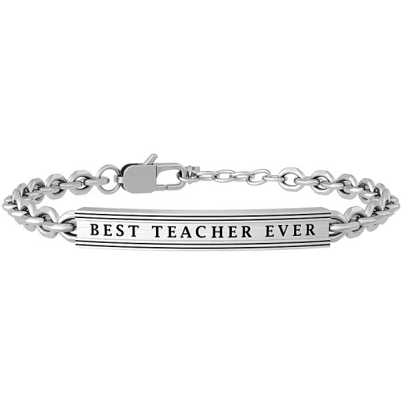 Bracciale Best Teacher Ever Uomo