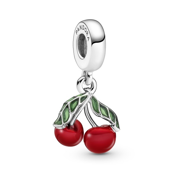 Charm Pendente Ciliegie Rifinito a mano