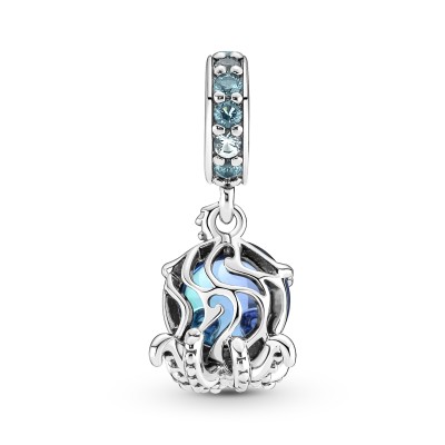 Charm Pendente Polpo Vetro di Murano Rifinito a mano 2