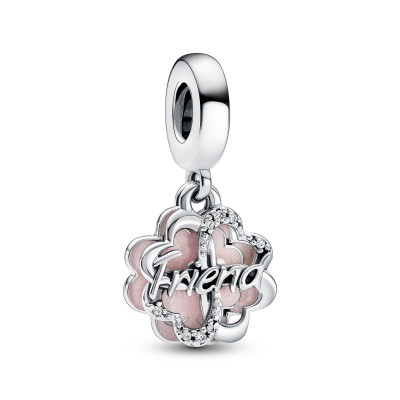 Charm Pendente Quadrifoglio dell'Amicizia