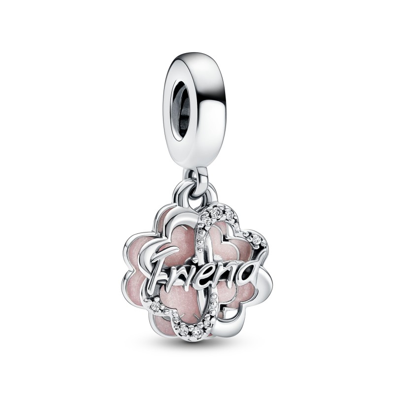 Charm Pendente Quadrifoglio dell'Amicizia