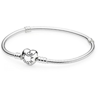 Bracciale Moments con Chiusura a Cuore