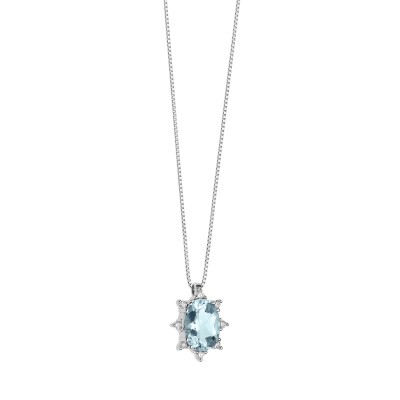 Collana Donna Fantasia Di Acquamarina