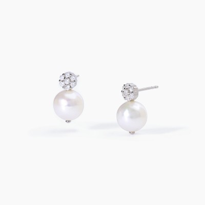 Orecchini Argento con Perle