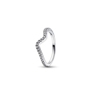 Anello Onda Pietre Luminose