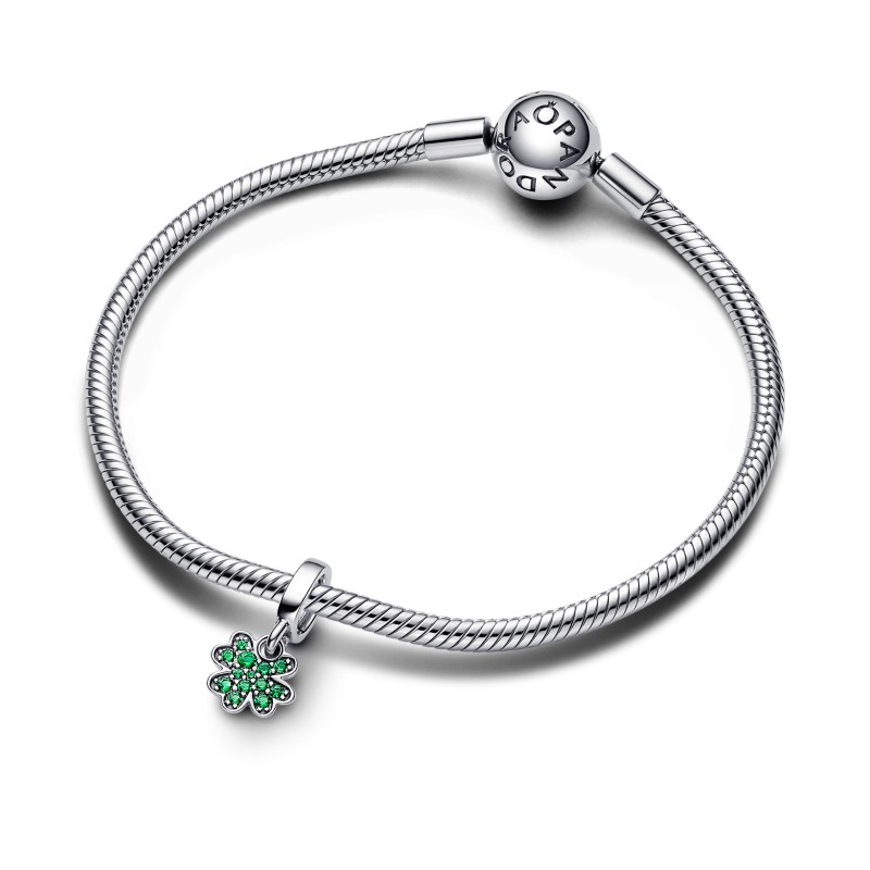 Charm Quadrifoglio Verde Piccolo
