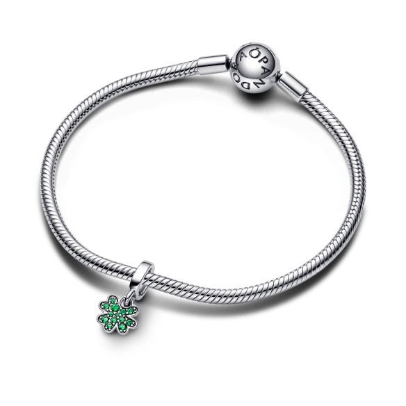 Charm Quadrifoglio Verde Piccolo