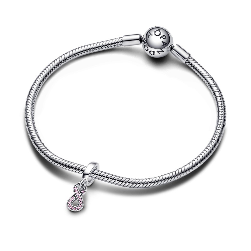 Charm Infinito Rosa