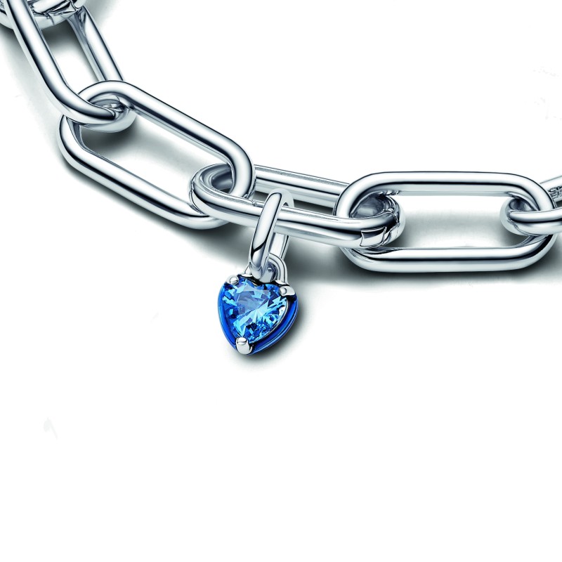 Charm Mini Pendente Blue Chakra Heart  Pandora ME