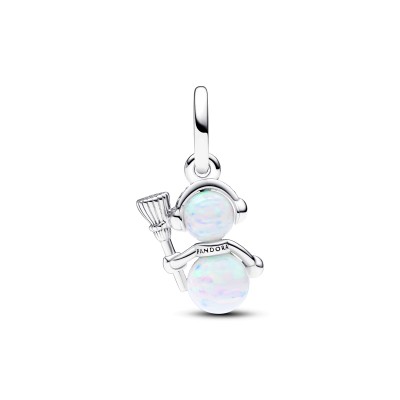 Charm Pendente Pupazzo di Neve Opale 2