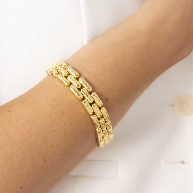 Bracciale Catena Pantera Martellato