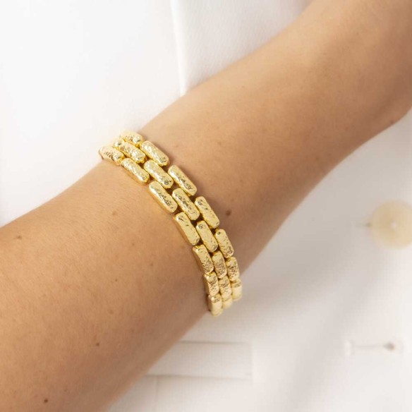 Bracciale Catena Pantera Martellato
