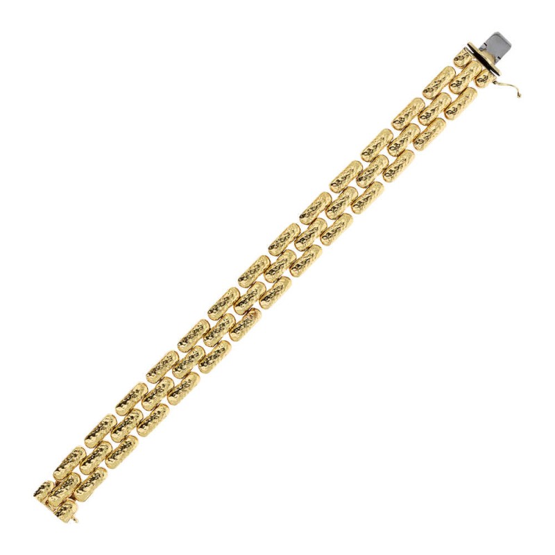 Bracciale Catena Pantera Martellato