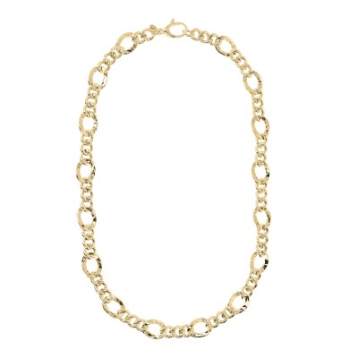Collana Catena Figaro con Maglia Grumetta 2