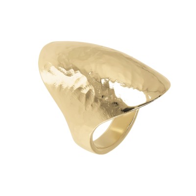 Anello Chevalier Martellato Forma Ovale